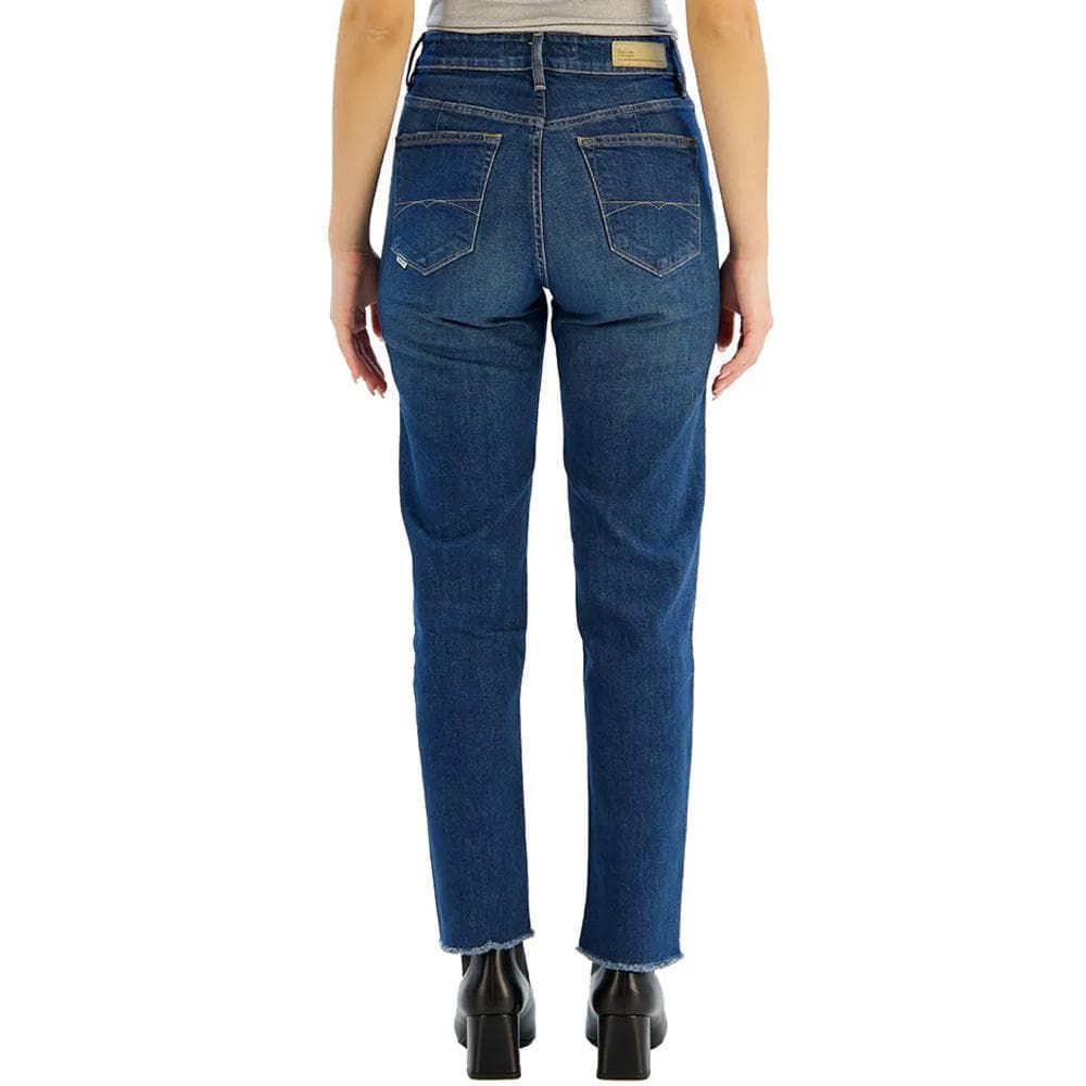 Jean Slim Bleu Foncé Femme Salsa True Cropped 2