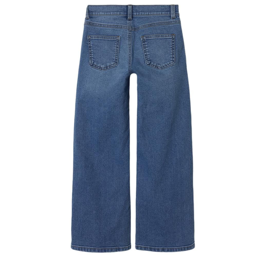 Jean Large Bleu Foncé Fille Name it Nkfrose Wide 2