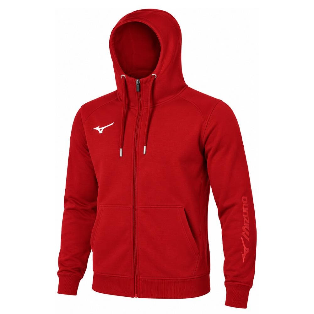 Sweat Zippé Rouge Homme Mizuno 32EC8500C 1