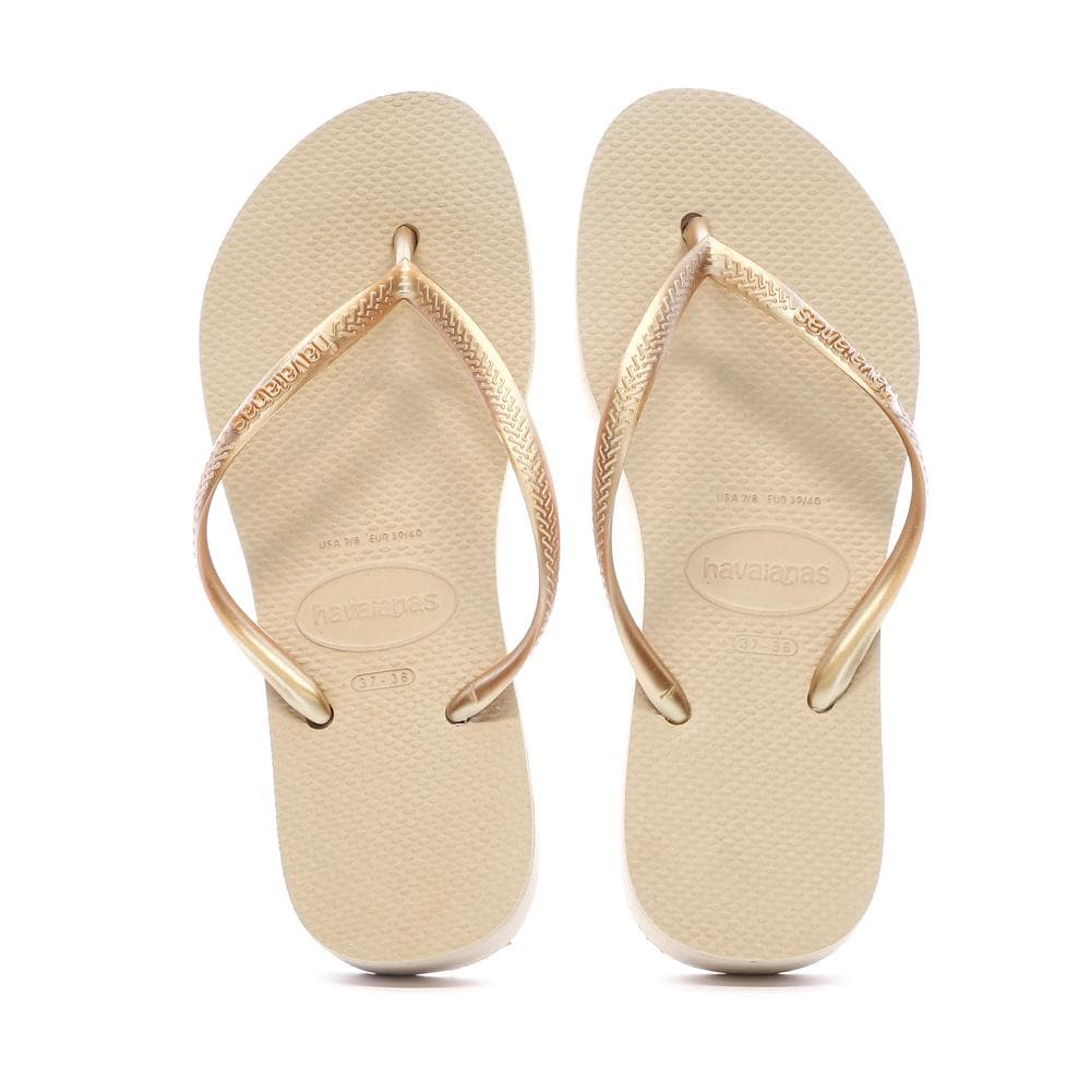 Tongs à plateforme Beige Femme Havaianas Infradito 3
