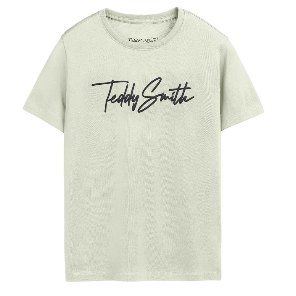 T-Shirt Vert Garçon Teddy Smith Evant 1