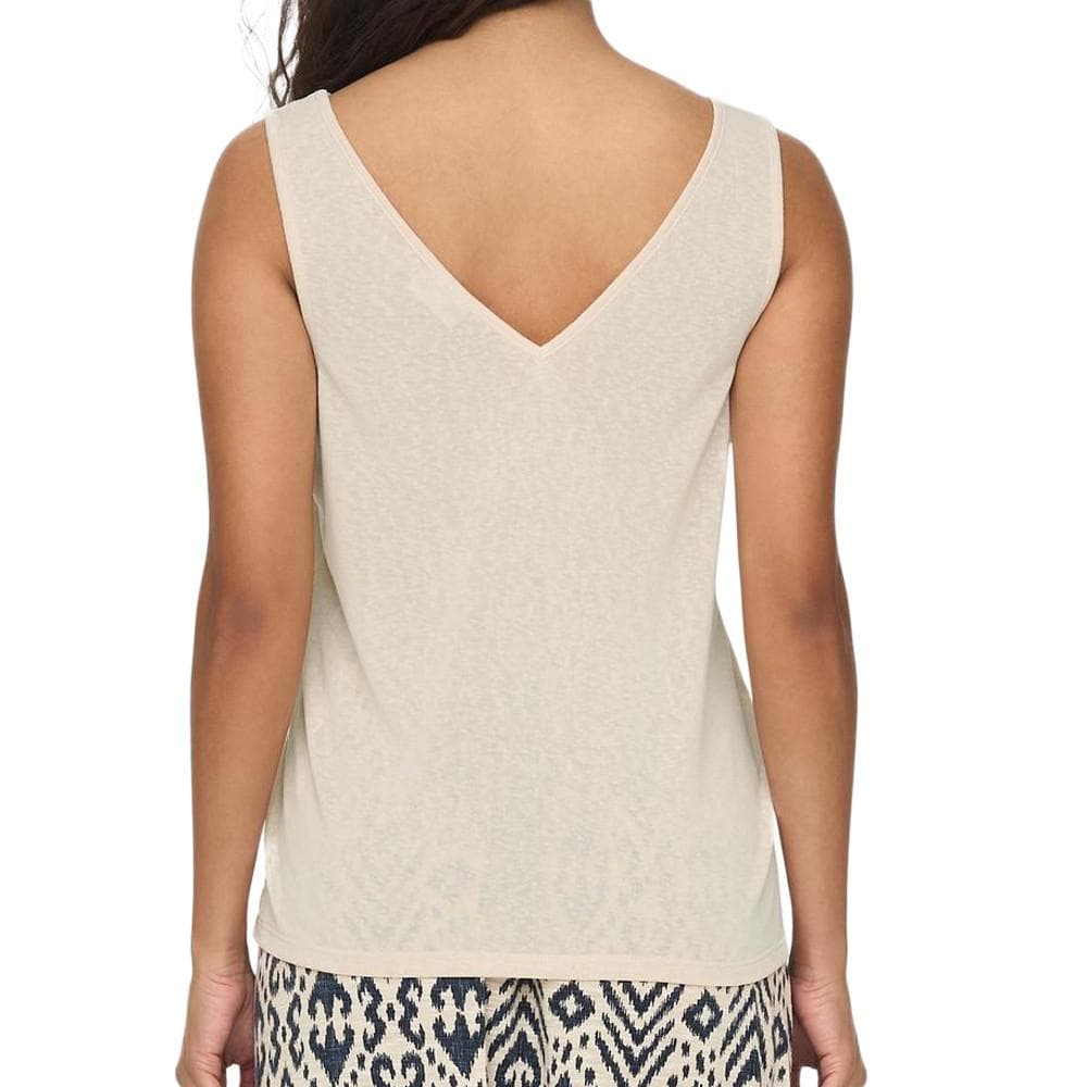 Débardeur Beige Femme JDY Faustina 15249543 2