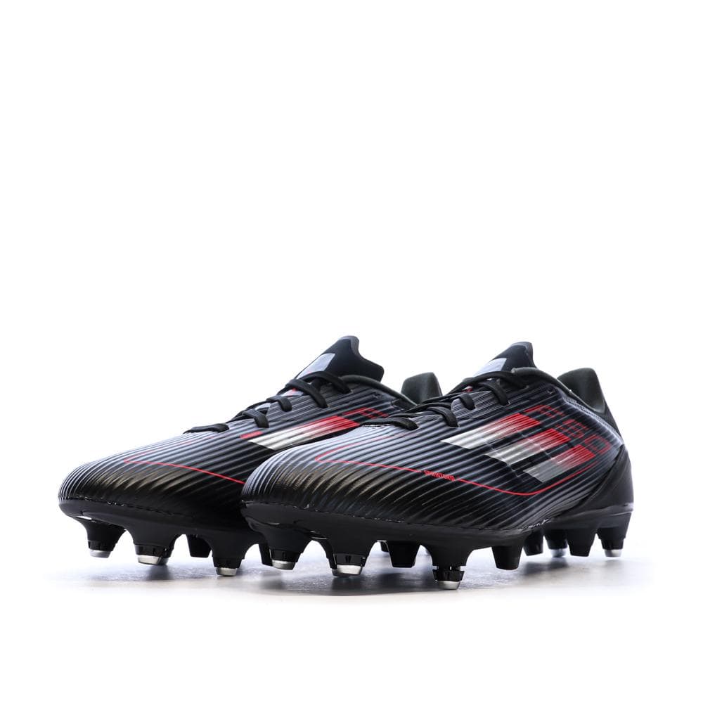Chaussures de Foot Noir/Rouge Homme Adidas F50 League SG 6