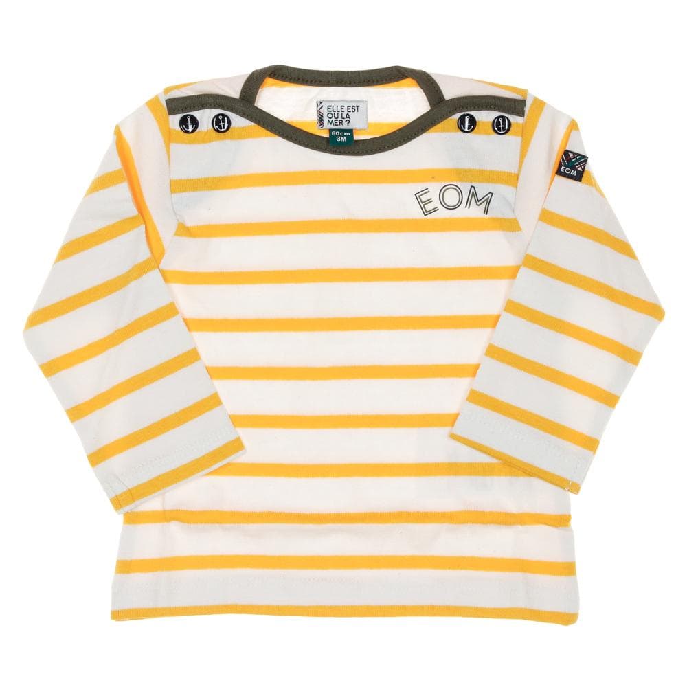 T-shirt Jaune/Kaki Garçon EOM Loris 1