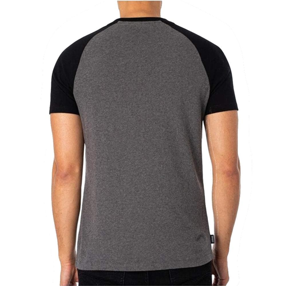 T-shirt Gris/Noir Homme Superdry Essential Logo Baseball 2
