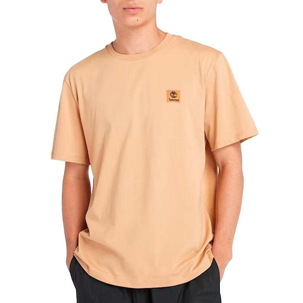 T-Shirt Camel Homme Timberland Sleeve Badge 1