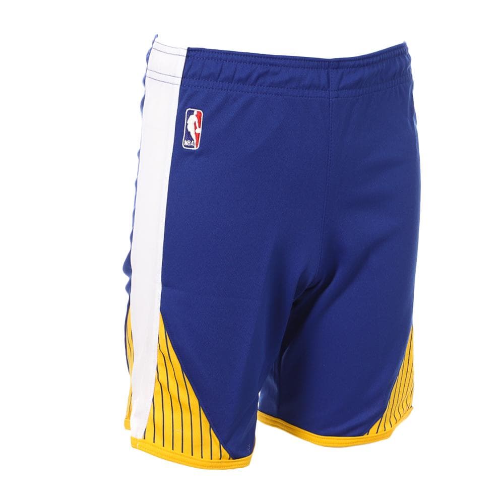 Short de Basketball Bleu/Jaune Garçon NBA Golden State Warriors 2