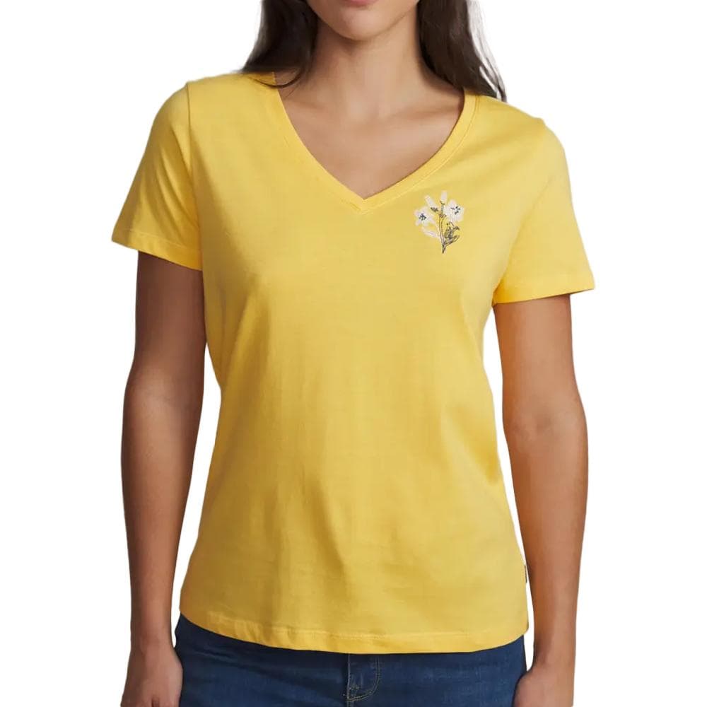 T-Shirt Jaune Femme TBS Aurore 1