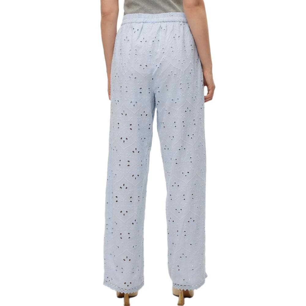 Pantalon fluide Bleu Femme Vero Moda Wide 2