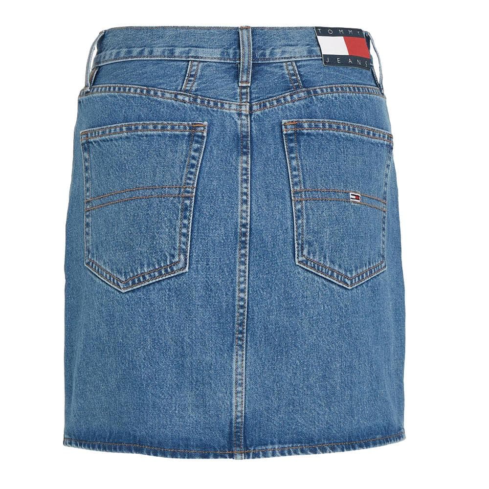 Jupe Mom Bleu Femme Tommy Hilfiger Skirt 2
