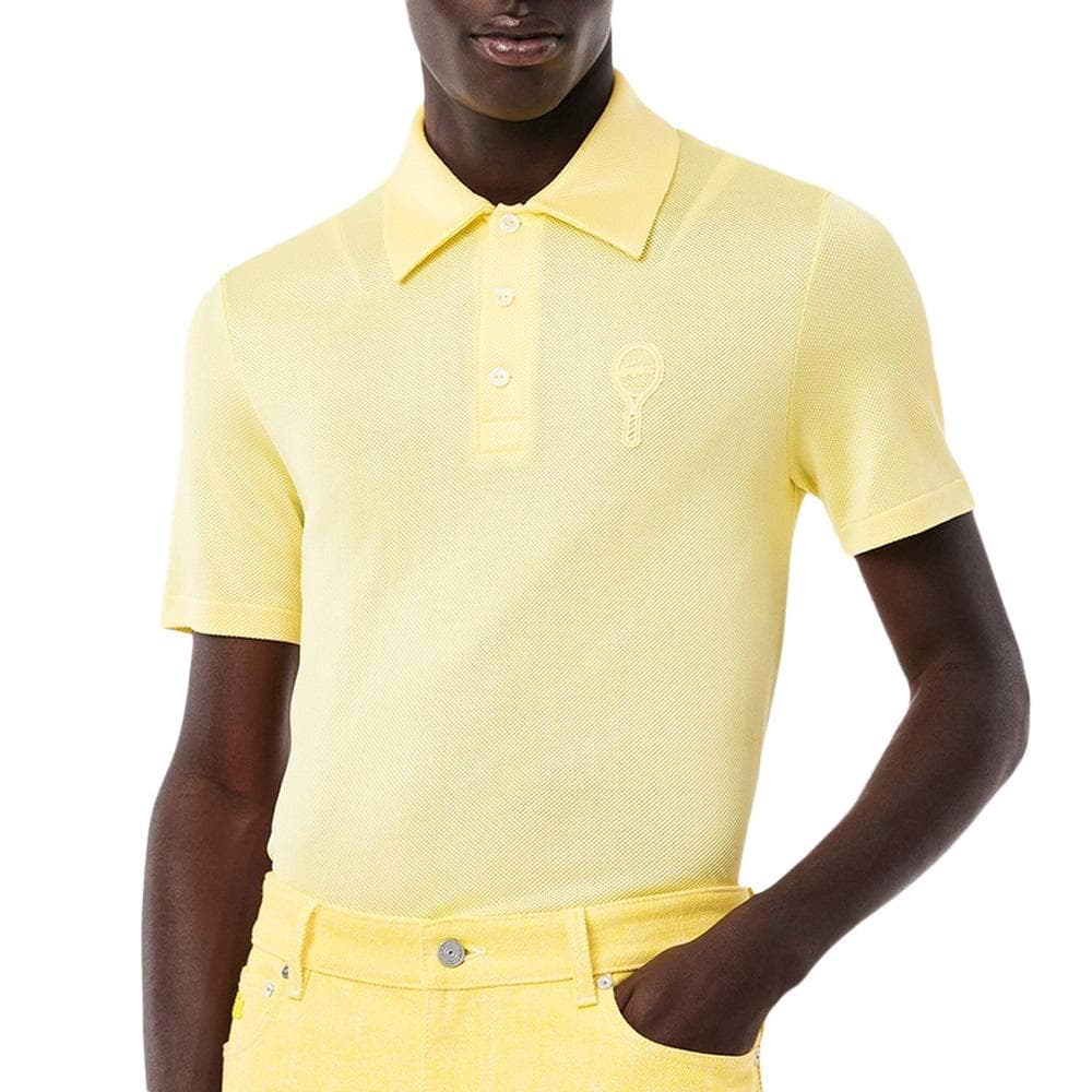 Polo Jaune Homme Lacoste Runway DH6801 1