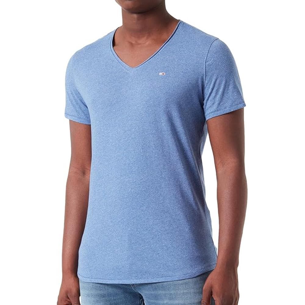 T-shirt Bleu Homme Tommy Hilfiger Jaspe 1