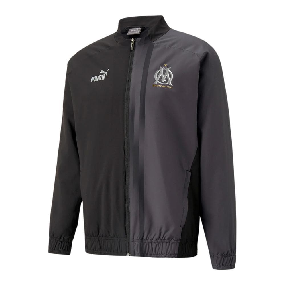 OM Veste Noir-Gris Homme foot Puma 2022/23 1