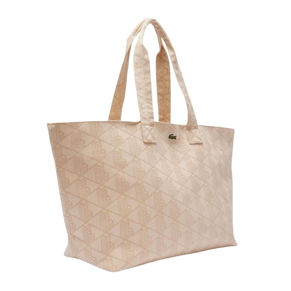 Sac Cabas Beige Femme Lacoste XL Summer 3