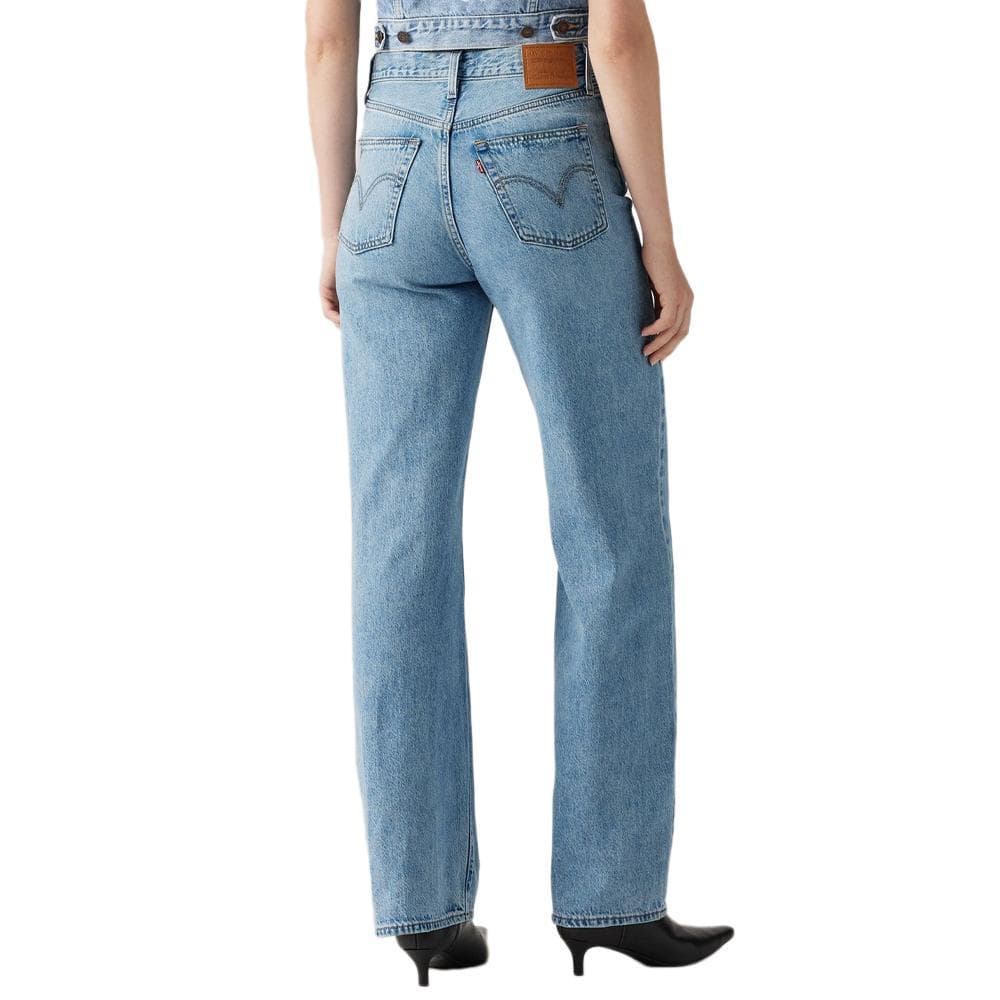 Jean Bleu Femme Levi's Ribcage Wide Leg A6081 2