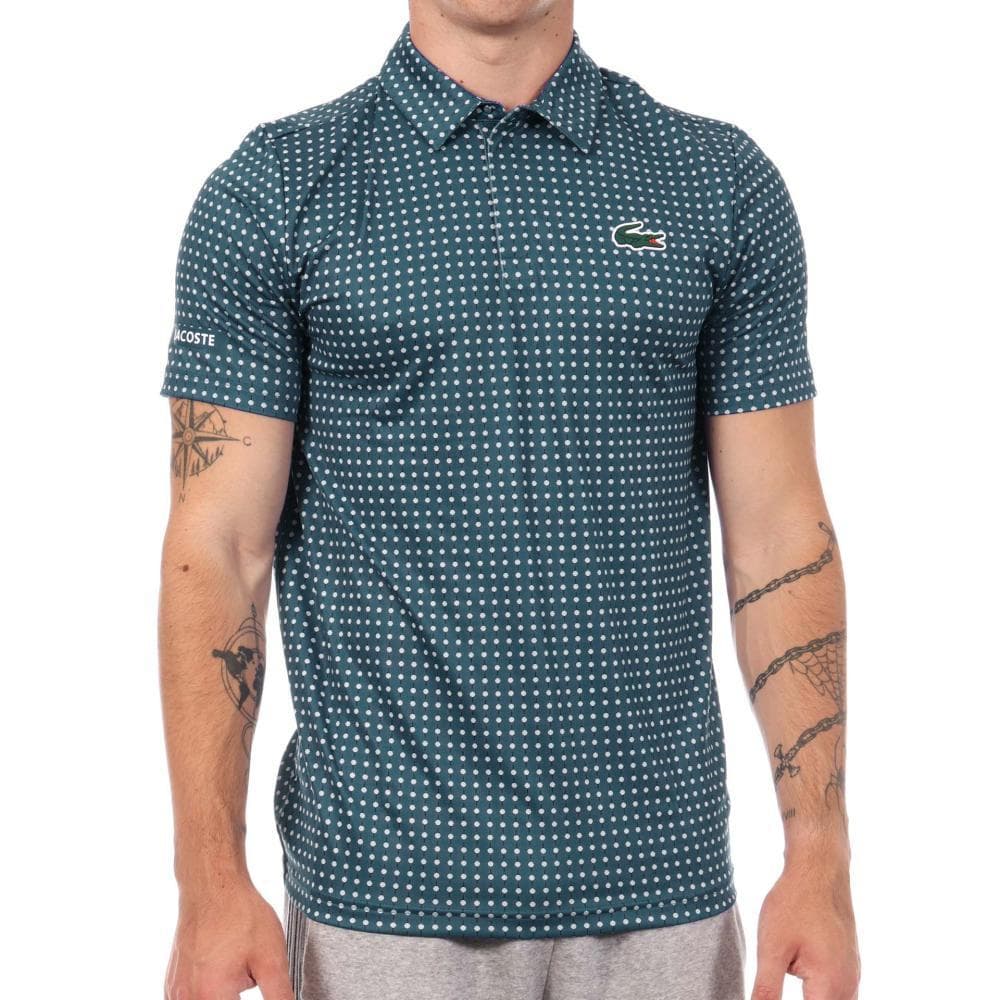Polo Bleu Moyen Homme Lacoste DH5348 1
