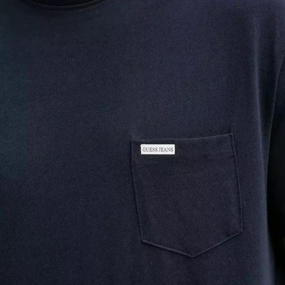 T-Shirt Marine Homme Guess M5RI74K8FQ4 3