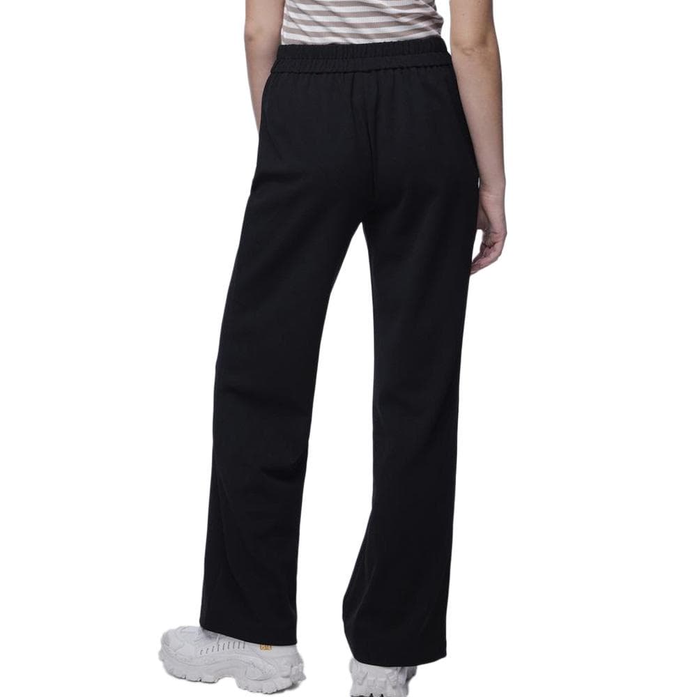 Pantalon fluide Noir Femme Pieces Nula 2