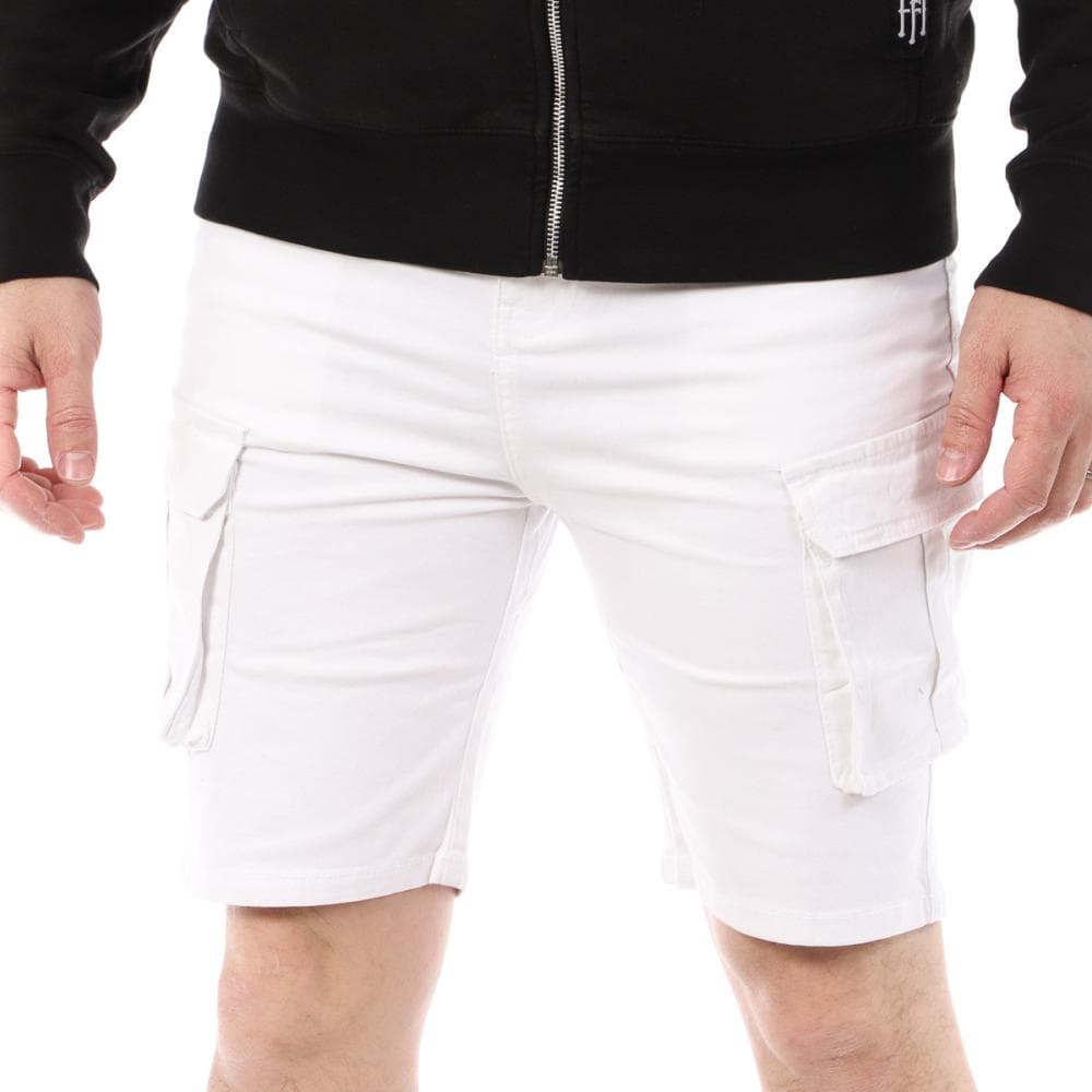 Short Cargo Blanc Homme La Maison Blaggio VEGALIA 1
