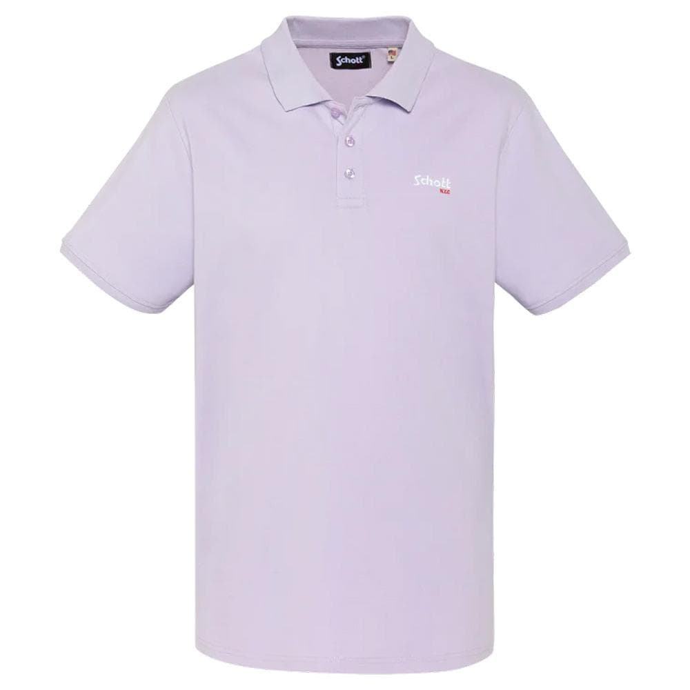 Polo Mauve Homme Schott PS0022 1