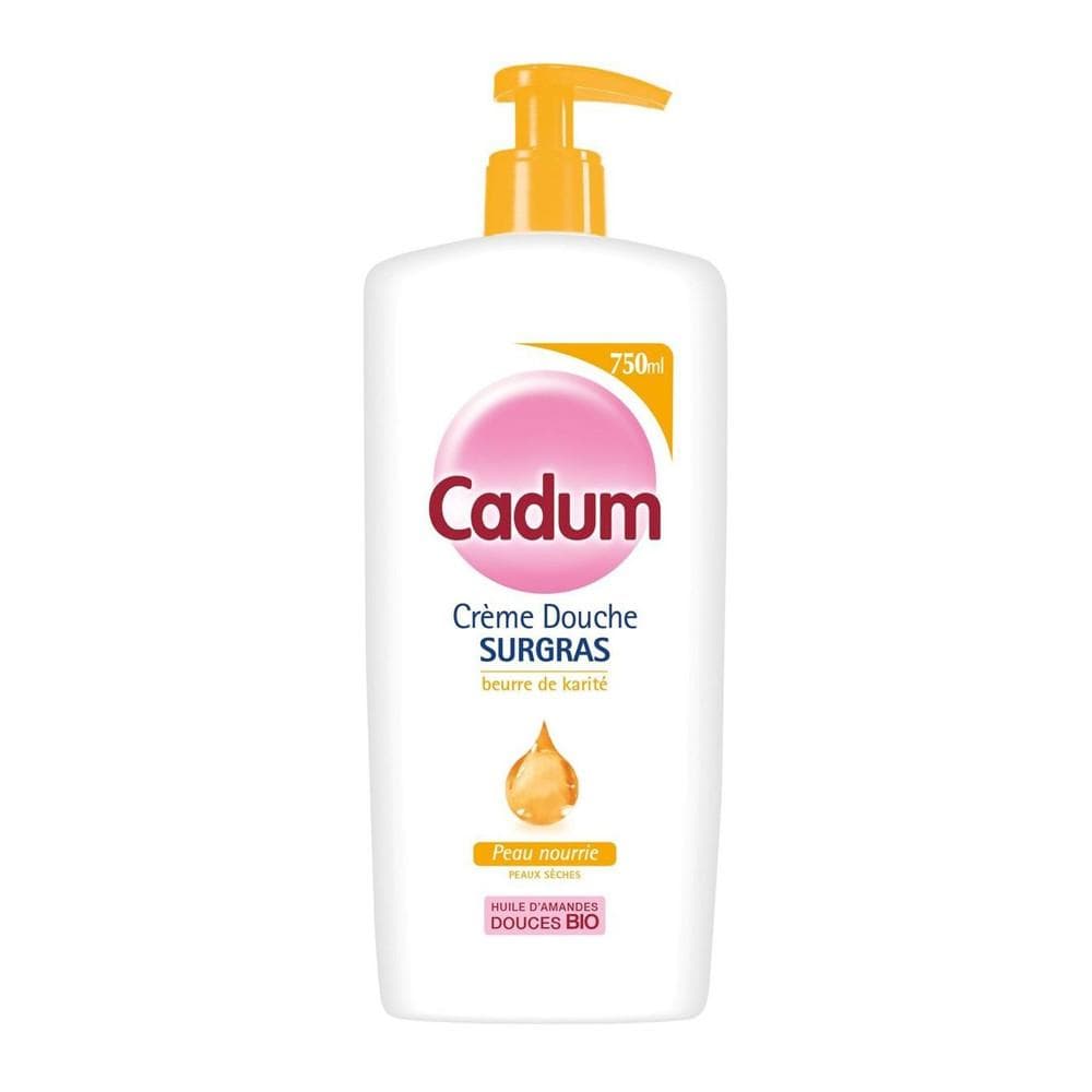 Gel douche Cadum Crème Douche Surgras Beurre De Karité 750ml 1