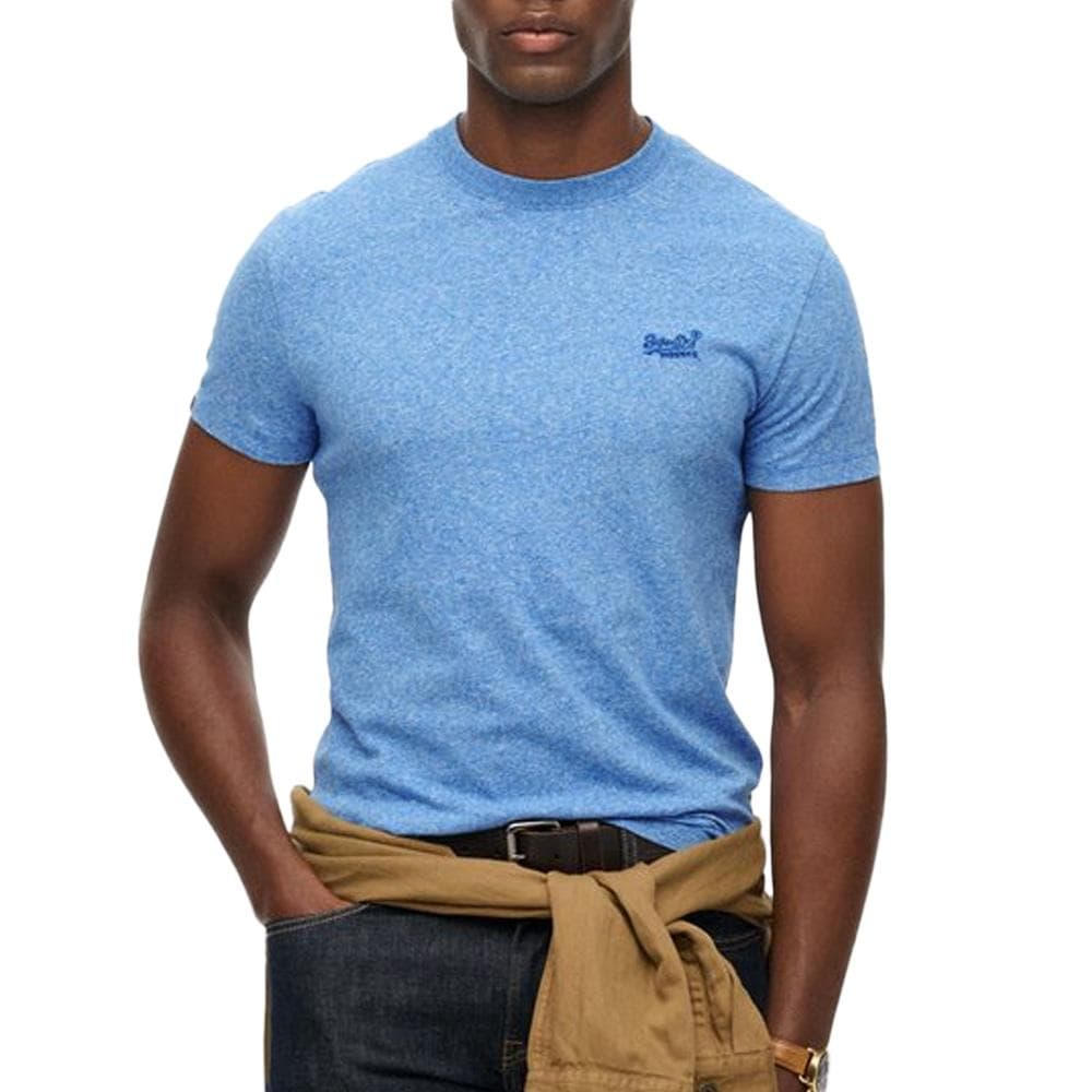 T-shirt Bleu Homme Superdry Vintage LogoR6Ts 1