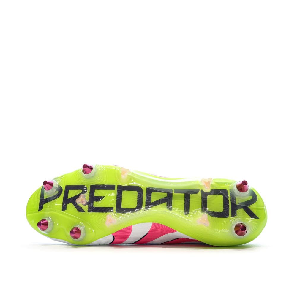 Chaussures de Foot Blanc/Rose Homme Adidas Adidas Predator Elite SG 5