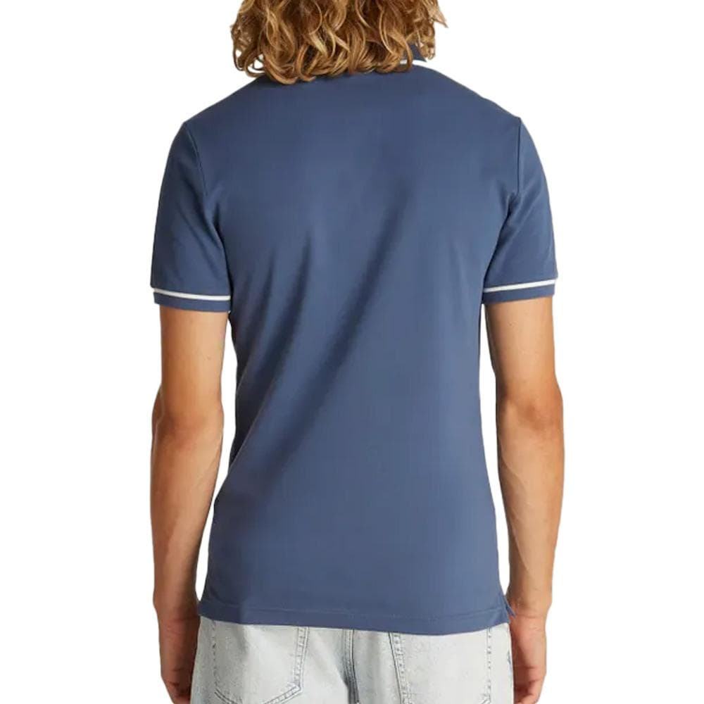 Polo Bleu Foncé Homme Calvin Klein Jeans J30J315 2