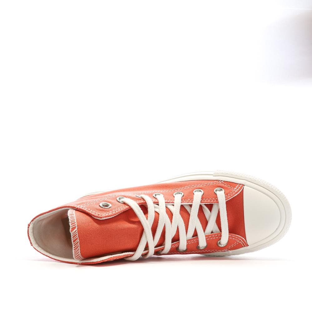 Baskets Oranges Femme Converse Chuck Taylor All Star Lift 4