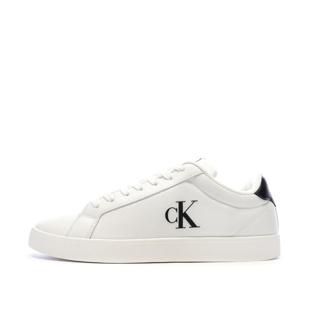 Baskets Blanches/Noires Homme Calvin Klein Jeans 3 Cupsole 1
