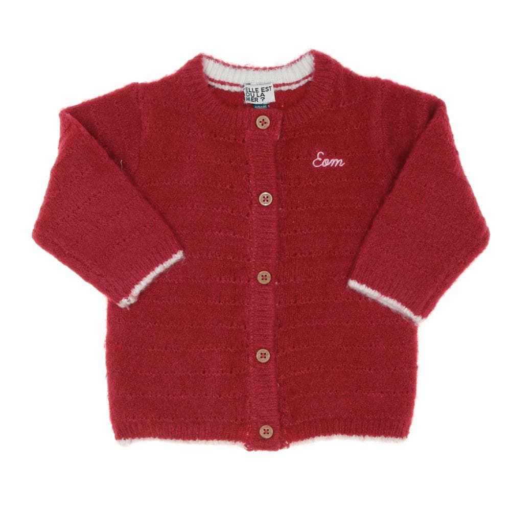 Gilet Rose Framboise Fille EOM Chardi 1