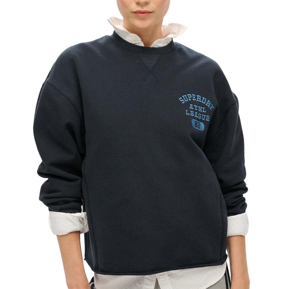 Sweat Marine Femme Superdry Crop 1