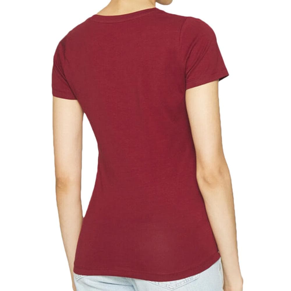 T-Shirt Bordeaux Femme Pepe jeans Virginia 2