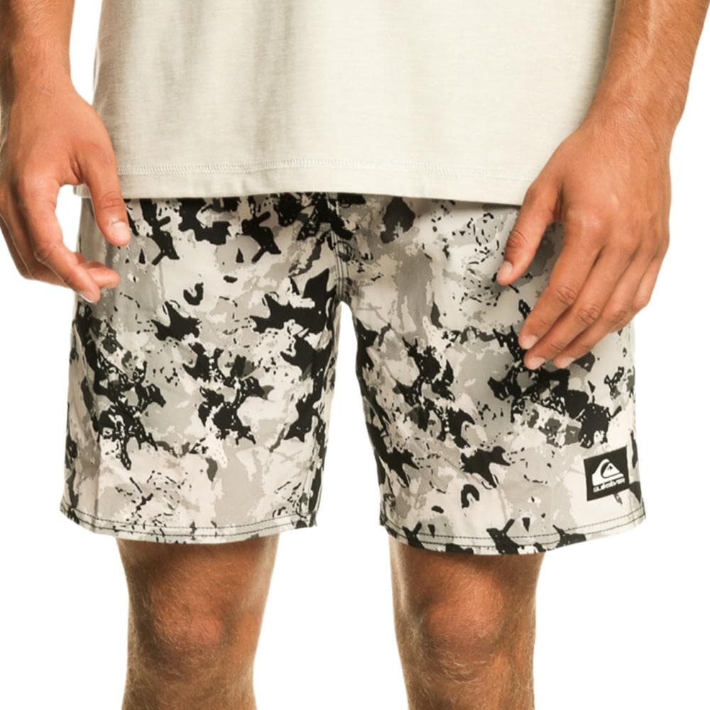 Short de Bain Gris/Noir Homme Quiksilver Omni Training 1