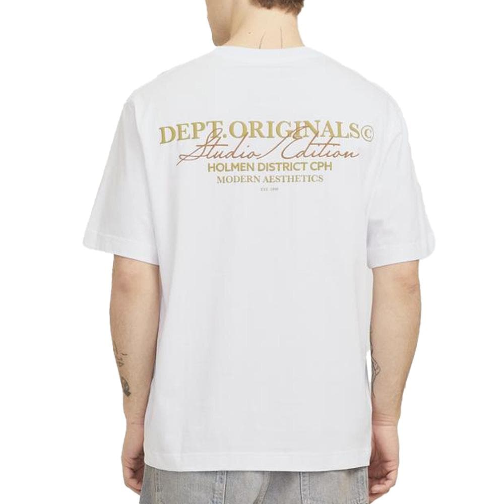 T-Shirt Blanc Homme Jack & Jones Whislington 2
