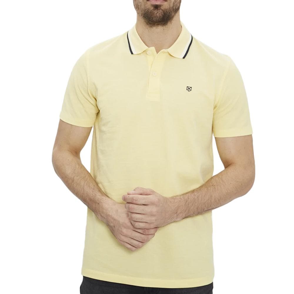 Polo Jaune Homme Jack & Jones Paulos Play 1