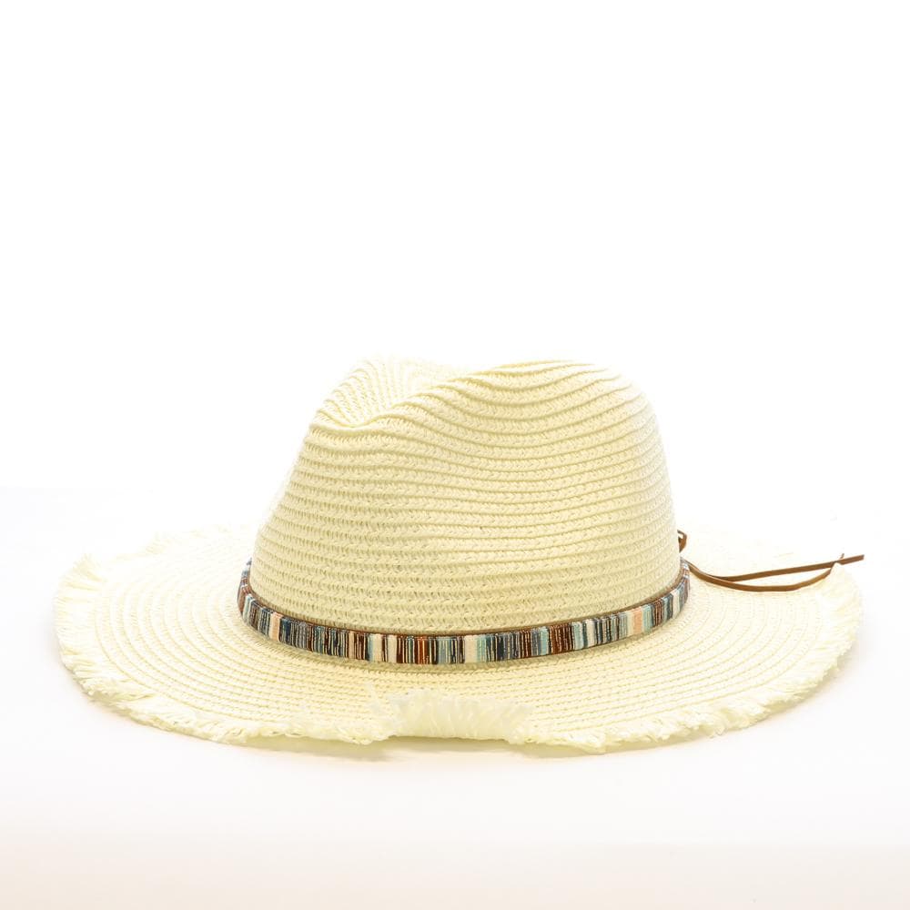 Chapeaux Blanc Femme Via Lorenzo Fedora Ivoire 1