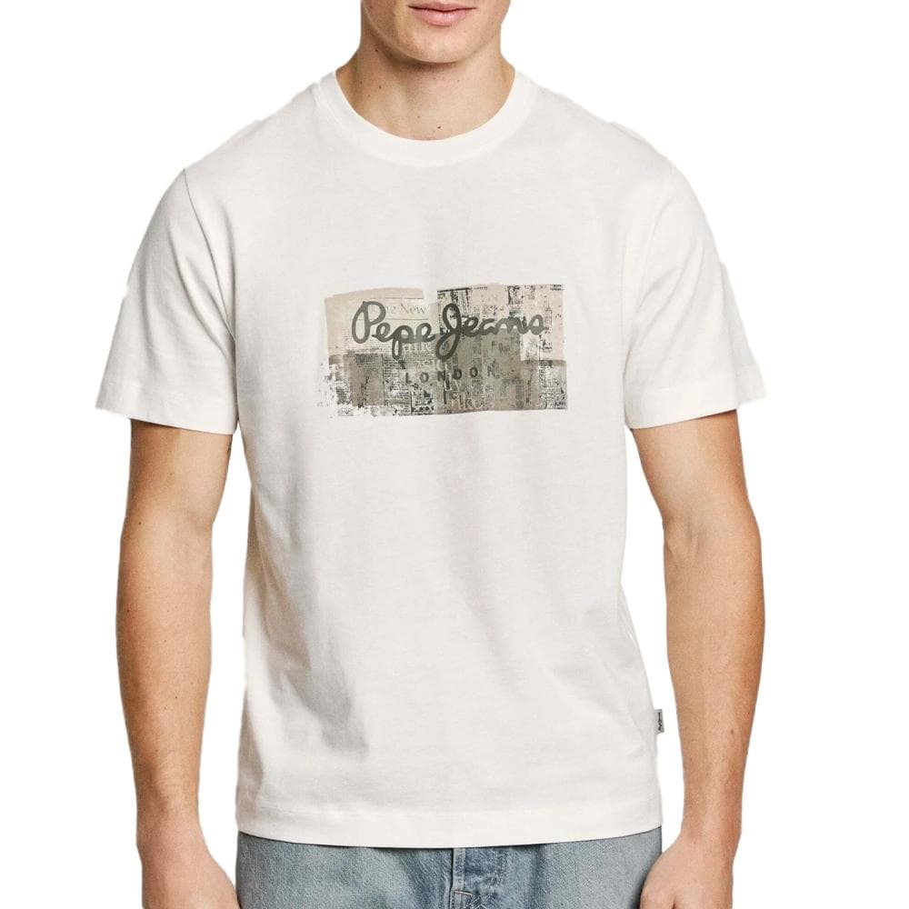 T-shirt Blanc Homme Pepe jeans Connor 1