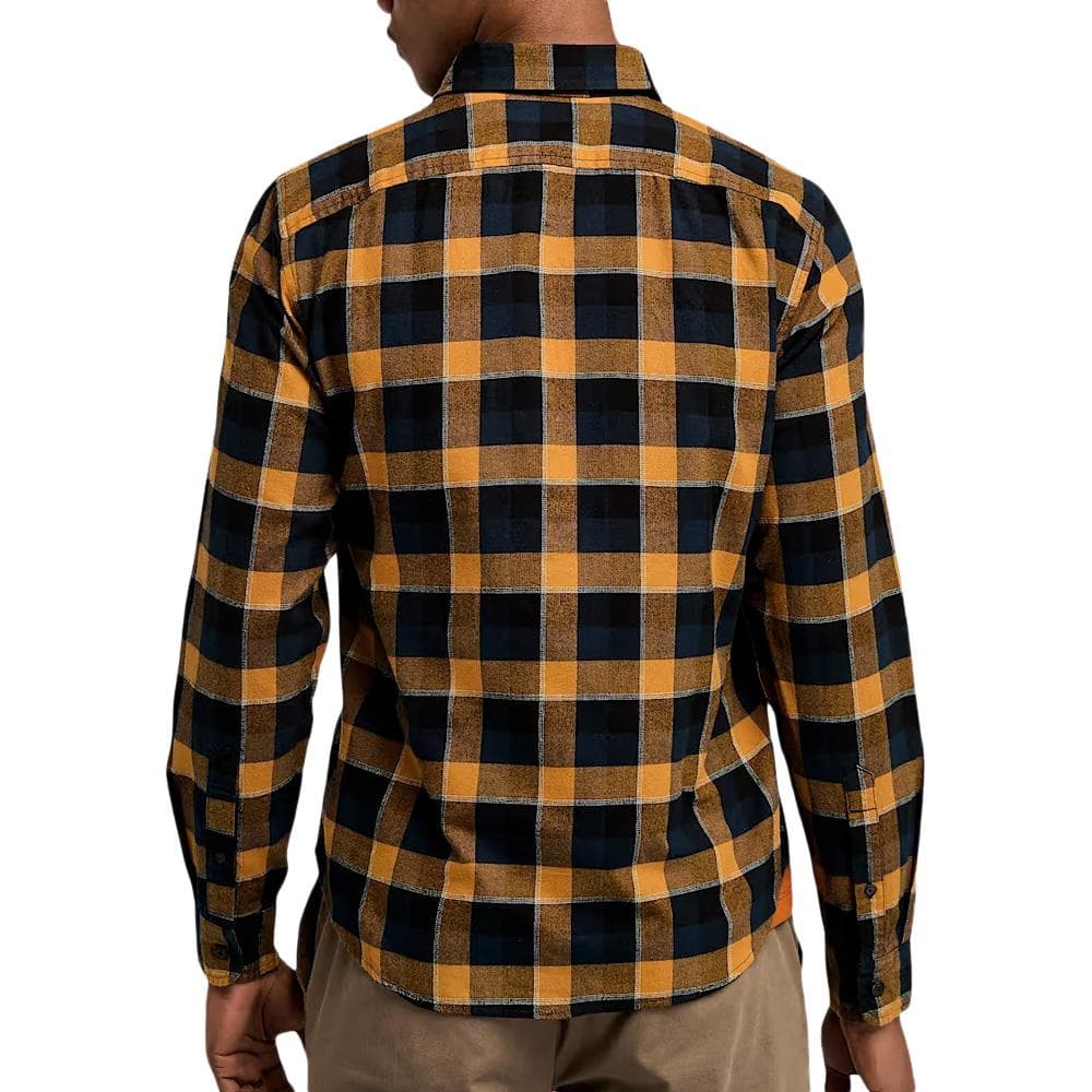 Chemise à Carreaux Marine/Camel Homme Timberland Solucell Buffalo 2