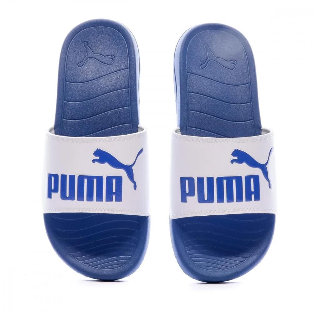 Claquettes Bleues/Blanches homme Puma Popcat 20 3