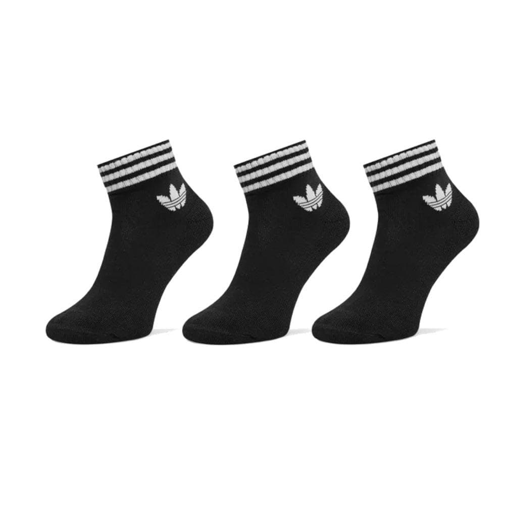 x3 Paires de Chaussettes Noir Mixte Adidas Ankle 2