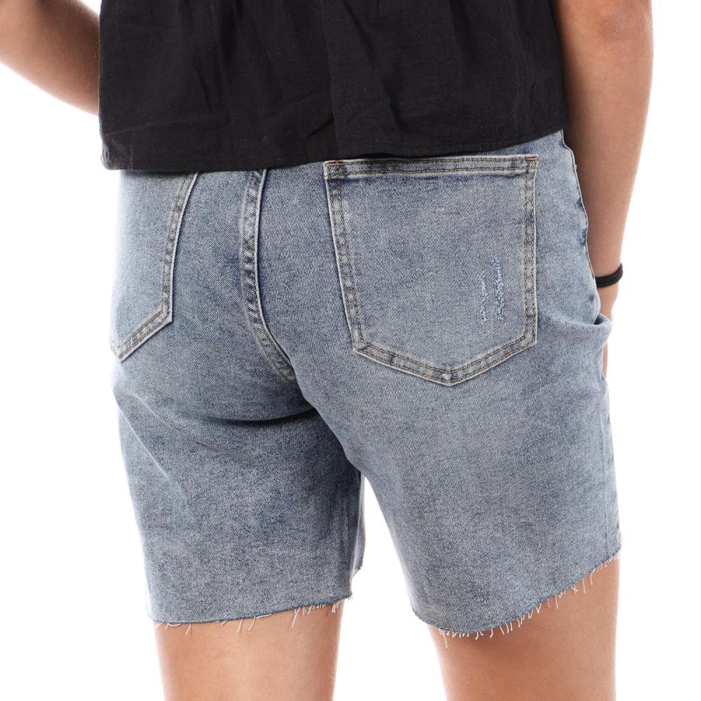 Bermuda en Jean Bleu Clair Femme Monday Premium Bermuda Coupe 2