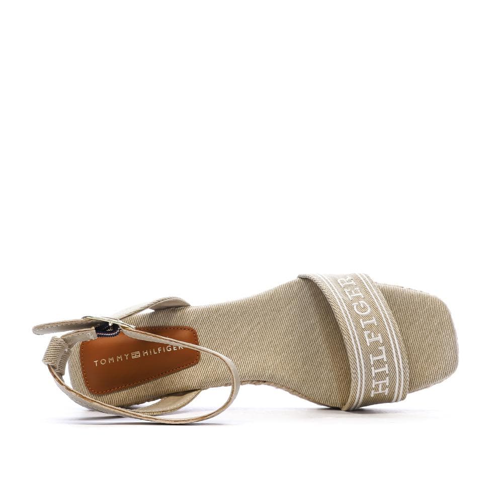 Sandales Beiges Femme Tommy Hilfiger Espad 4