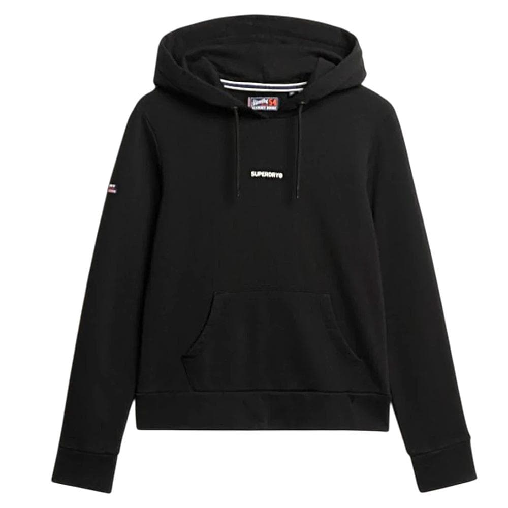 Sweat à Capuche Noir Femme Superdry Plain Hood 1