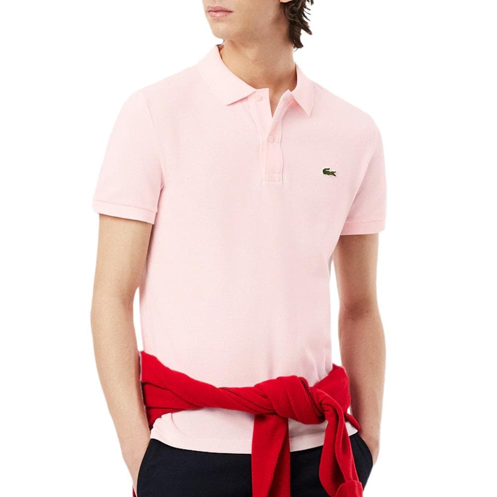 Polo Rose Homme Lacoste Mela 1