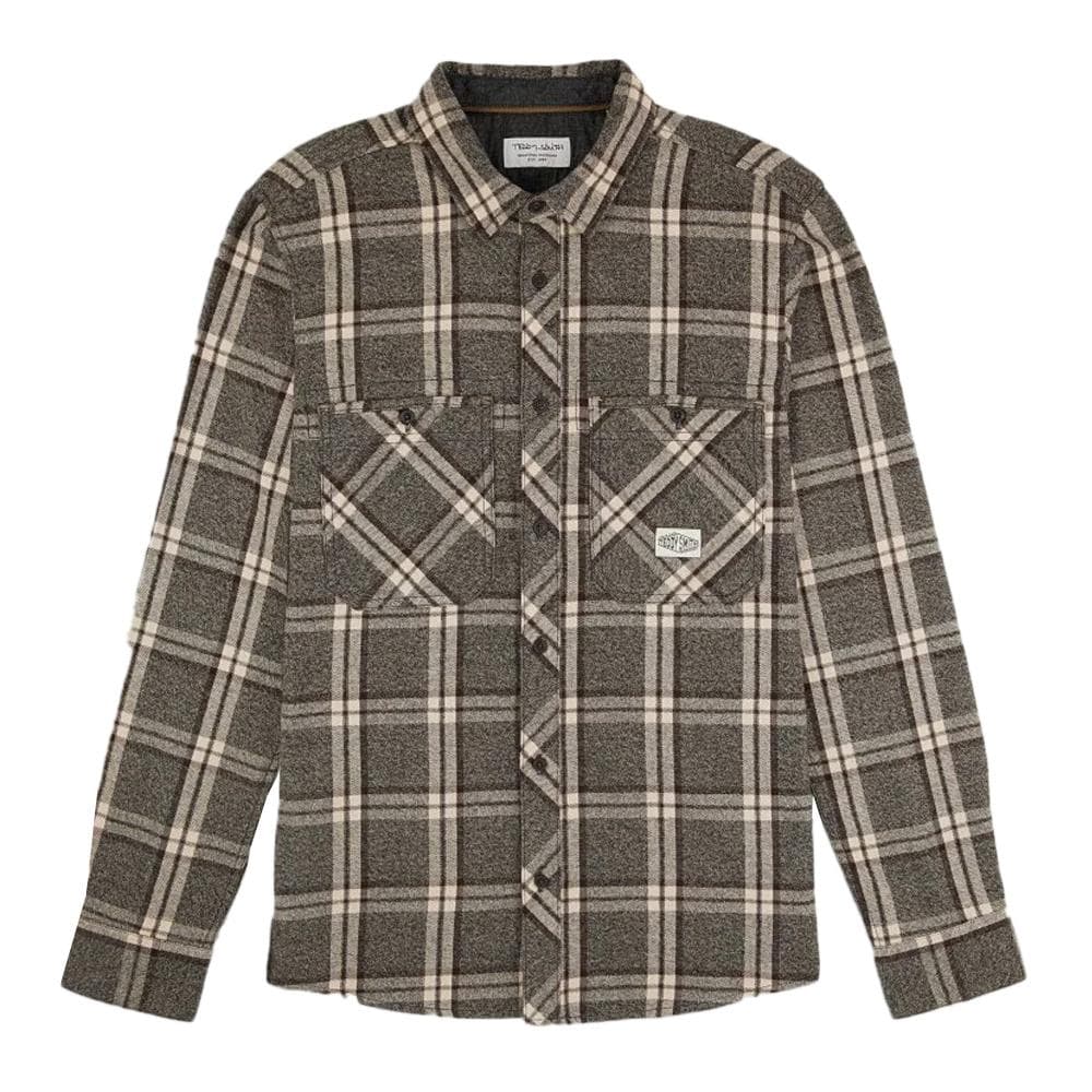 Chemise Marron à Carreaux Homme Teddy Smith 10716621D 1