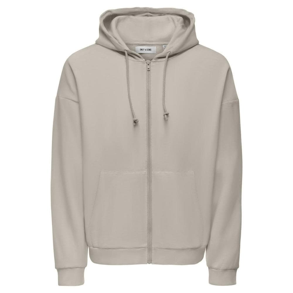 Sweat Zippé Beige Homme Only & Sons Chase 1
