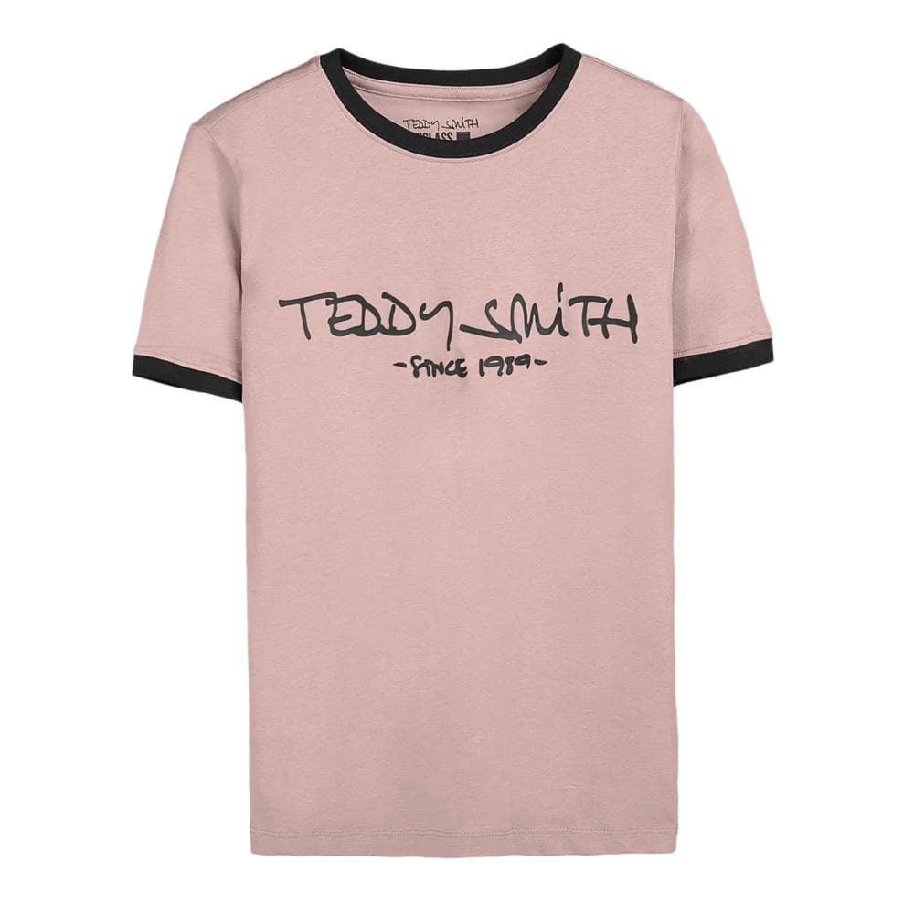 T-Shirt Rose Homme Teddy Smith Ticlass 1