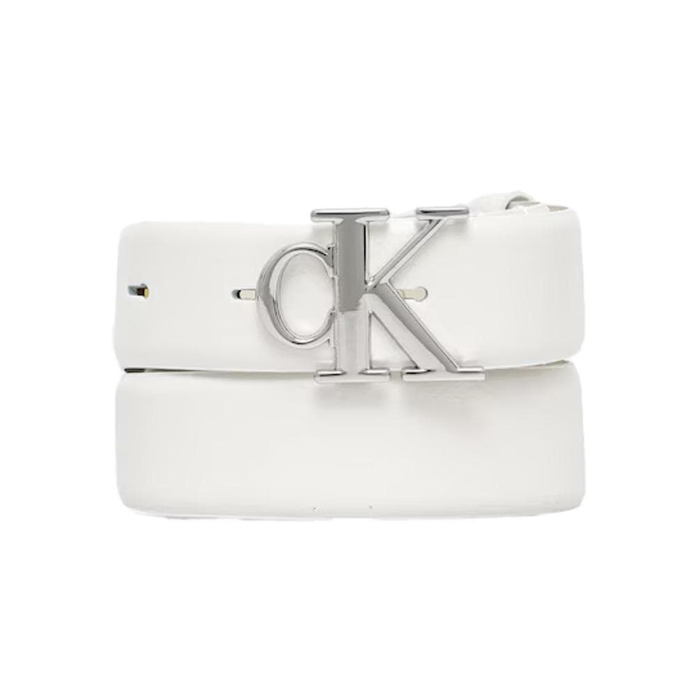 Ceinture Blanche Femme Calvin Klein Jeans Buckle 1