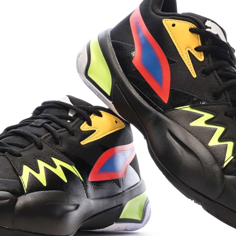 Chaussures de baskets Noires/Vertes Homme Puma Genetics 7